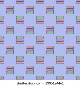 Pencils background - stationery seamless pattern.