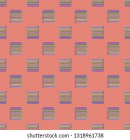 Pencils background - stationery seamless pattern.
