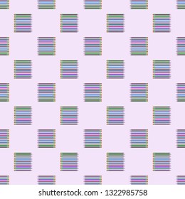 Pencils background - stationery seamless pattern.