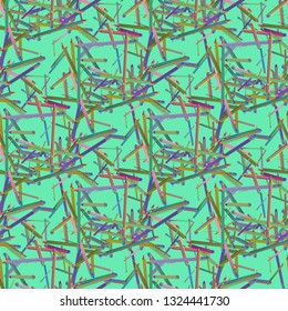 Pencils background - stationery seamless pattern.