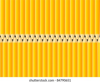Pencils Background - Vector Illustration. (high resolution JPEG also available).