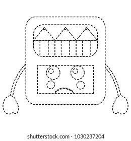 pencils in box kawaii character