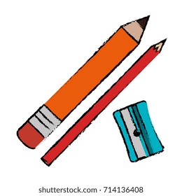 pencils box packing icon