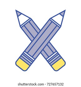 pencils colors school tool object design