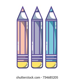 pencils colors school tool object design
