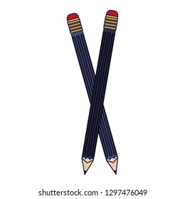pencils crossed symbol