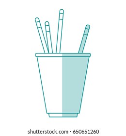 Pencils and cup design