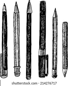 pencils doodle