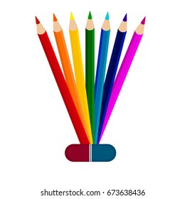 Pencils fan