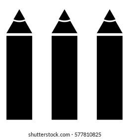 Pencils icon. Simple illustration of pencils vector icon for web