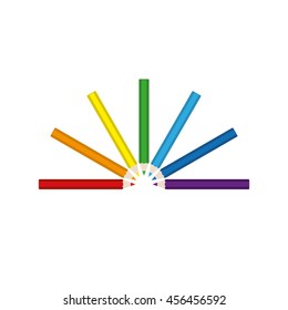 Pencils icon vector illustration EPS 10.