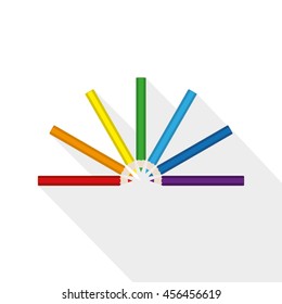 Pencils icon vector illustration EPS 10.