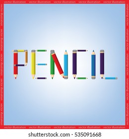 Pencils icon vector illustration EPS 10.