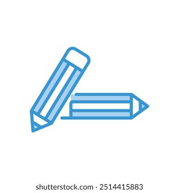 Pencils icon vector stock illustration