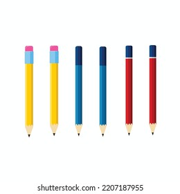 The pencils in this set are perfect for school