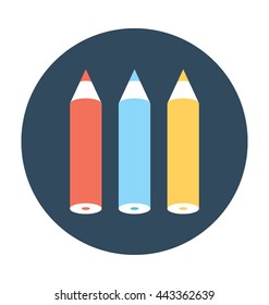 Pencils Vector Icon