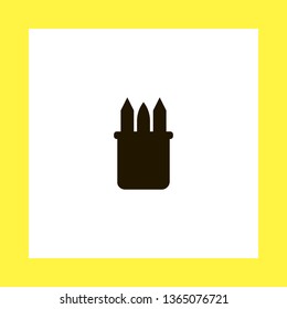 pencils vector icon. flat design