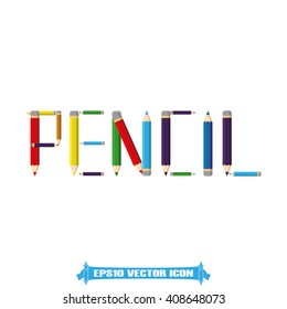 pencils vector illustration
