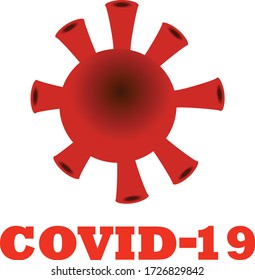 das 19-Symbol für den pendemischen Covid