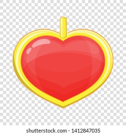 Pendant icon. Cartoon illustration of pendant vector icon for web design
