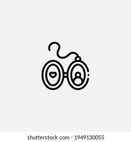Pendant icon sign vector,Symbol, logo illustration for web and mobile