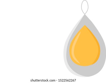 Anhänger, Illustration, Vektorgrafik auf weißem Hintergrund.