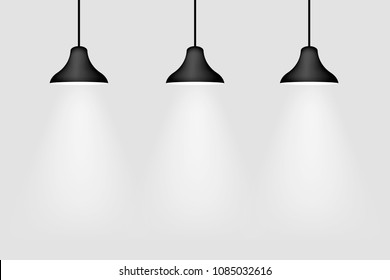 Pendant lapms with rays light