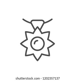 Pendant line icon