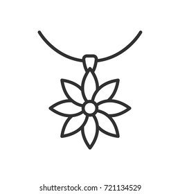 Pendant in the shape of a flower