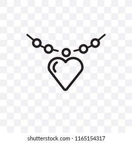 Pendant vector icon isolated on transparent background, Pendant logo concept