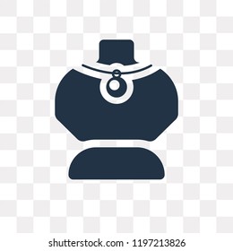 Pendant vector icon isolated on transparent background, Pendant transparency concept can be used web and mobile