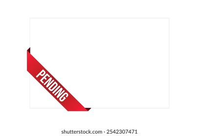 design de banner pendente. ícone pendente. Ilustração de vetor de estilo plano.