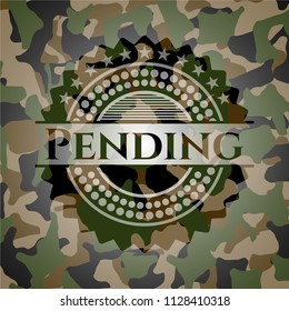 Pending camouflage emblem