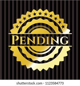 Pending gold emblem