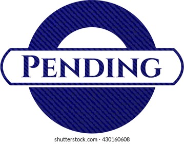 Pending jean background