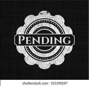 Pending on blackboard