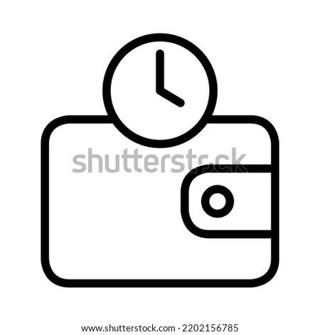 pending payment symbol icon vector illustration