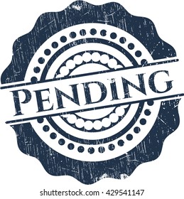 Sello de goma pendiente