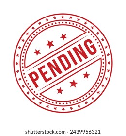 Pending Rubber stamp Design art Illustration 
