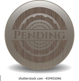 Pending wood icon or emblem