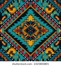 Pendleton Blanket Seamless Vector Design