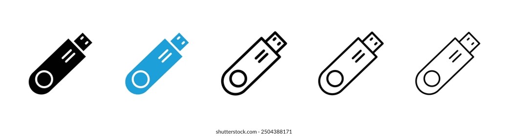 Pendelsymbol in schwarz-blauen Farben
