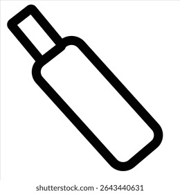 Pendrive icon in clean vector style, representing USB flash drive, data storage, and portable devices. Ideal for tech, electronics, and digital designs. EPS file included.