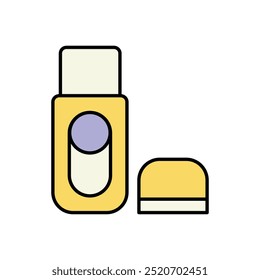 Pendrive icon isolated on a white background. Vector illustration.