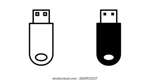 Pendrive icon simple logos group
