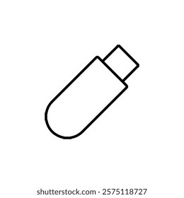 pendrive icon Simple outline illustration