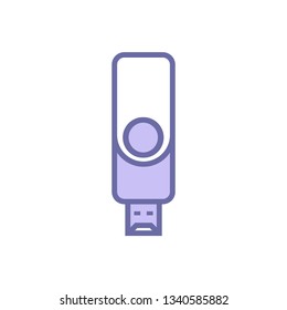 Pendrive icon - Storage sign vector