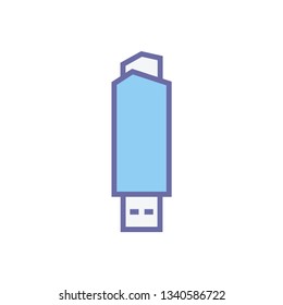 Pendrive icon - Storage sign vector