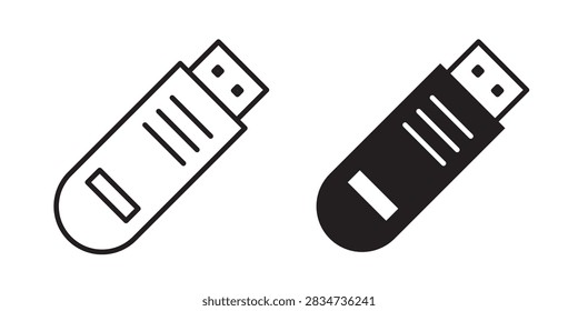 Pendrive icon symbol and pictogram..