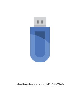 pendrive sign illustration, usb icon - technology connection symbol 